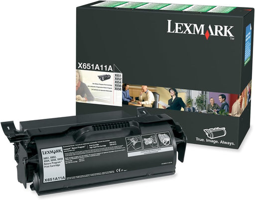 Lexmark X651A11A Return Program Black Toner Cartridge