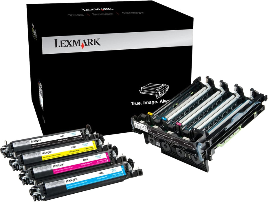 Lexmark 70C0Z50 Black & Color Imaging Kit Toner