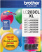 Brother LC203 Innobella High-Yield Colour Ink Cartridges, 3 Pack