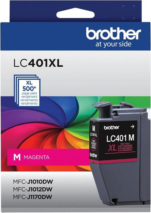 Brother Genuine LC401XLMS High-Yield Magenta Ink Cartridge