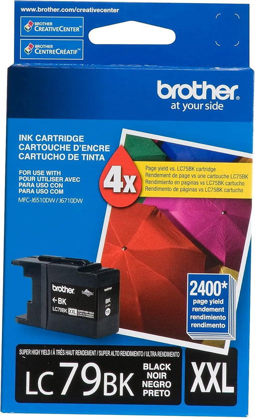 Brother LC79 Black Ink Cartridge, Super High Yield (LC79BKS)