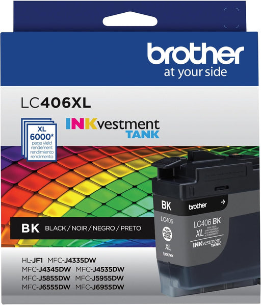 LC406XLBKS Brother INKvestment Black Ink Cartridge