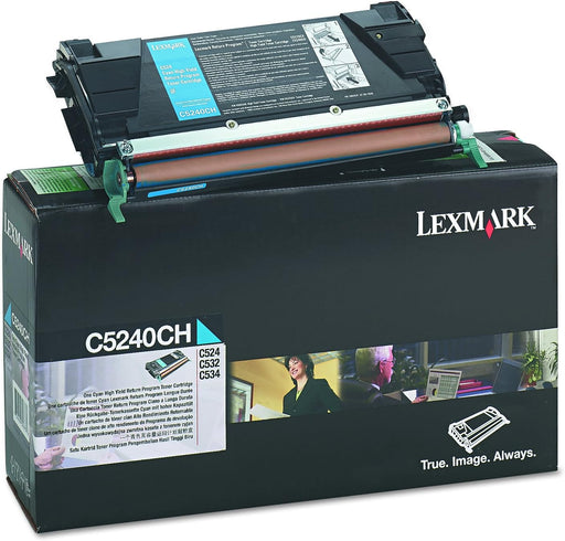 Lexmark C5240CH Cyan High Yield Return Program Toner Cartridge