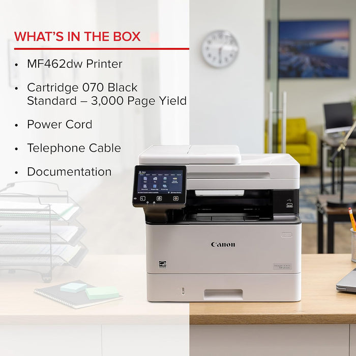 Canon MF462dw Laser Multifunction Printer - Monochrome