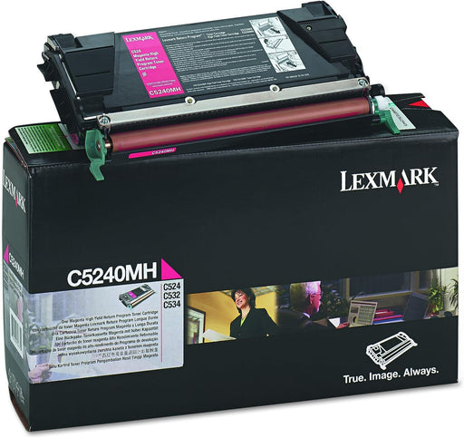Lexmark C5240MH Magenta High Yield Return Program Toner Cartridge