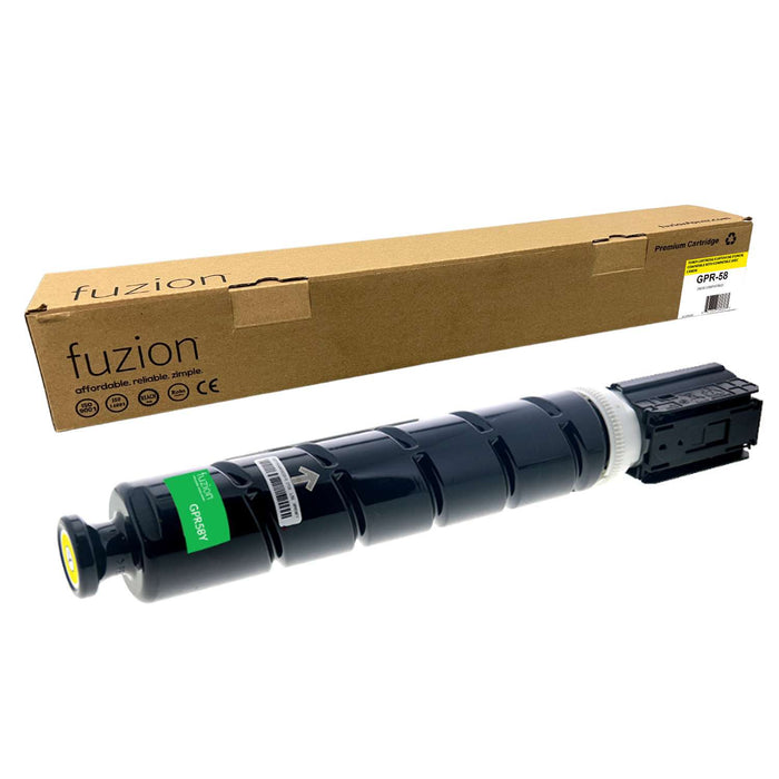Fuzion Compatible Toner - Yellow for Canon GPR-58