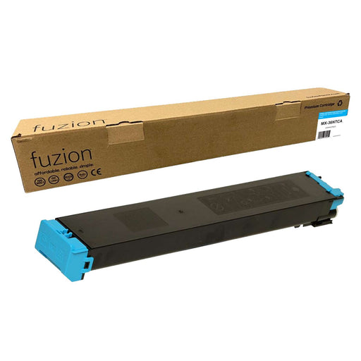 Fuzion Compatible Toner - Cyan for Sharp MX-36NTCA