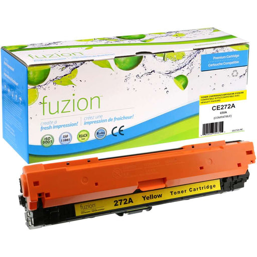 Fuzion Compatible Toner - Yellow for HP CE272A (650A)