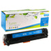 Cyan cartridge included in Fuzion 128A CMYK Toner Set for Color LaserJet CP1525nw (4-Pack)