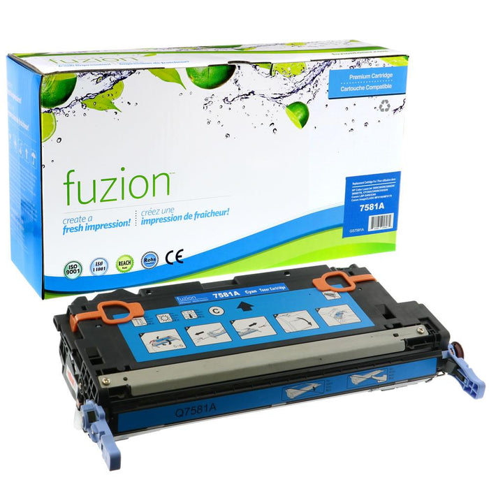 HP Q7581A (503A) Remanufactured Toner - Cyan