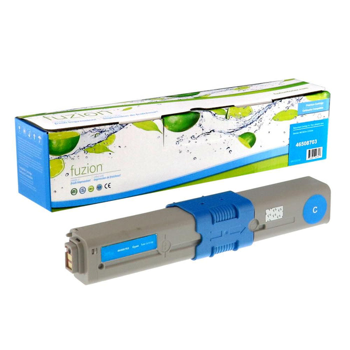 Cyan cartridge included in Fuzion CMYK Toner Set for C332DN (4-Pack)