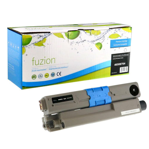 Black cartridge included in Fuzion CMYK Toner Set for C332DN (4-Pack)