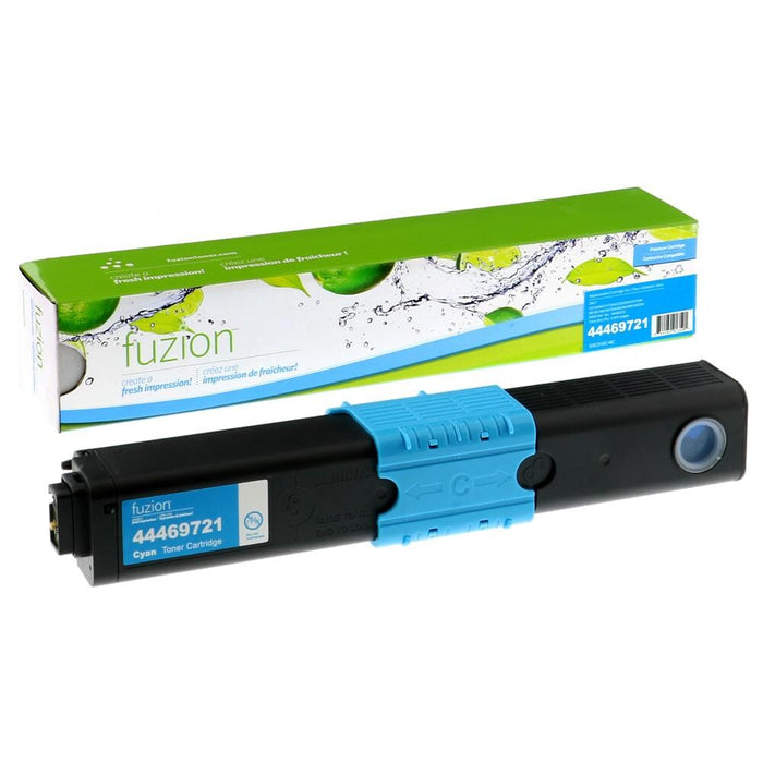 Cyan cartridge included in Fuzion CMYK Toner Set for C510 (4-Pack)