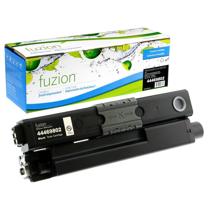 Black cartridge included in Fuzion CMYK Toner Set for C510 (4-Pack)