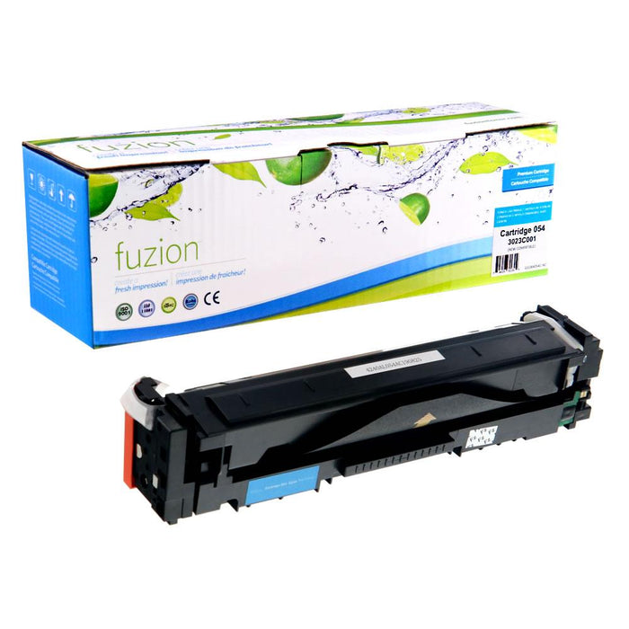 Cyan cartridge included in Fuzion 054 CMYK Toner Set for Colour ImageClass LBP622Cdw (4-Pack)