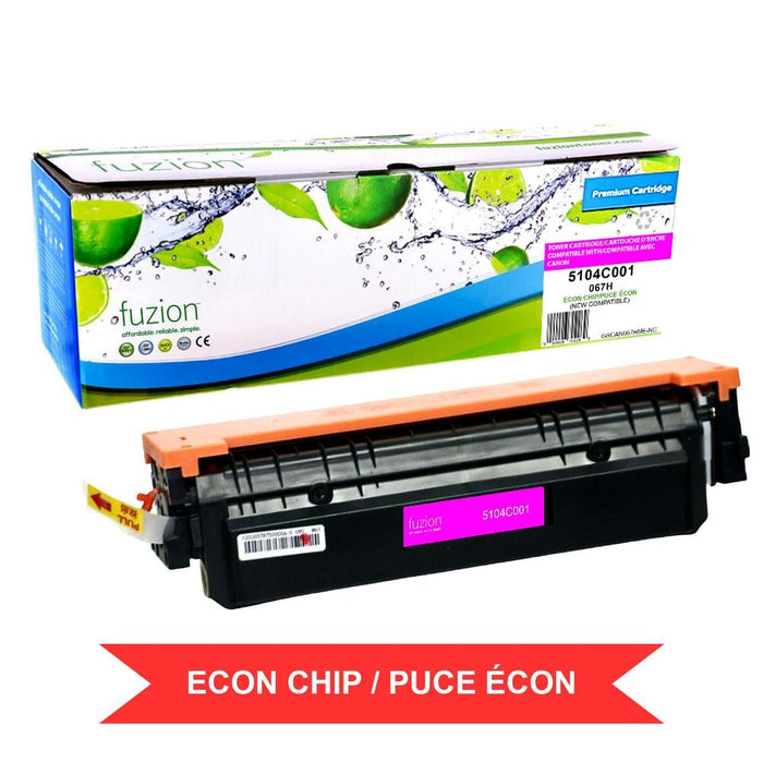 Magenta cartridge included in Fuzion High Yield 067H CMYK Toner Set for Colour ImageClass LBP632Cdw (4-Pack)