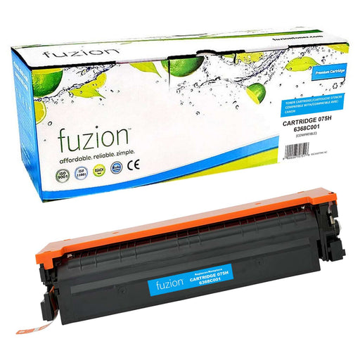 Fuzion Compatible Toner High Yield - Cyan for Canon 6368C001 (075H)