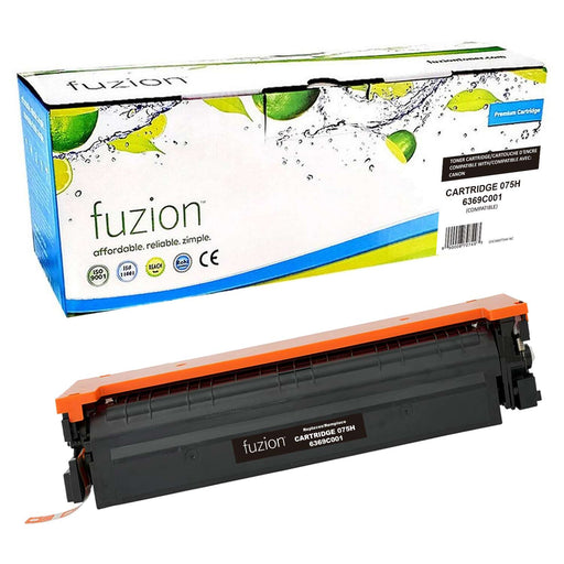 Fuzion Compatible Toner High Yield - Black for Canon 6369C001 (075H)