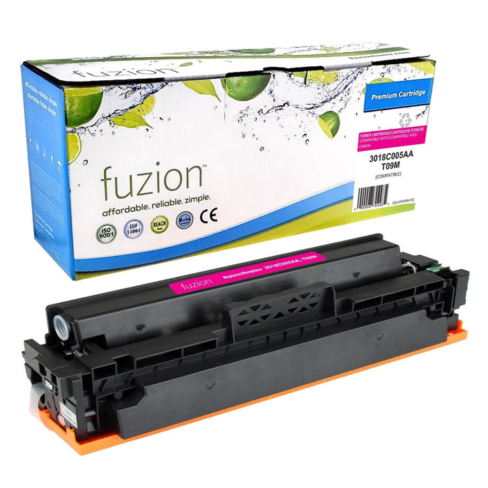 Magenta cartridge included in Fuzion T09BK CMYK Toner Set for imageCLASS X LBP1127C (4-Pack)
