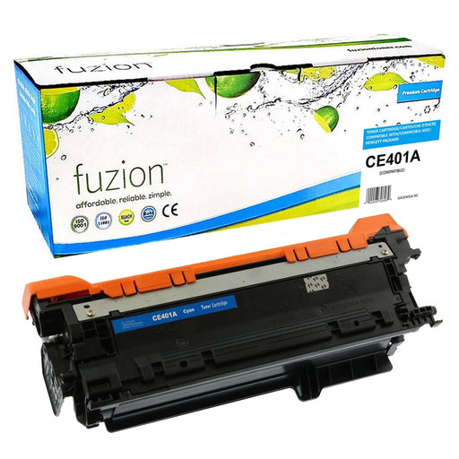 Fuzion Compatible Toner - Cyan for HP CE401A (507A)