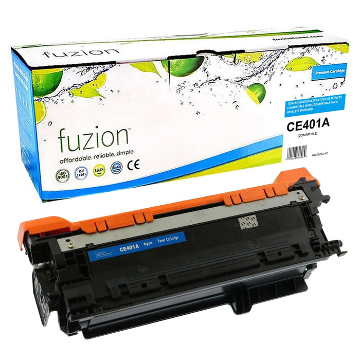Fuzion Compatible Toner - Cyan for HP CE401A (507A)