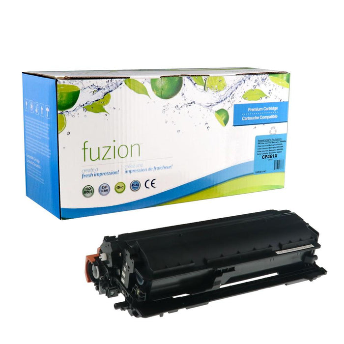 Cyan cartridge included in Fuzion High Yield 656X CMYK Toner Set for Colour LaserJet Enterprise M652dn (4-Pack)