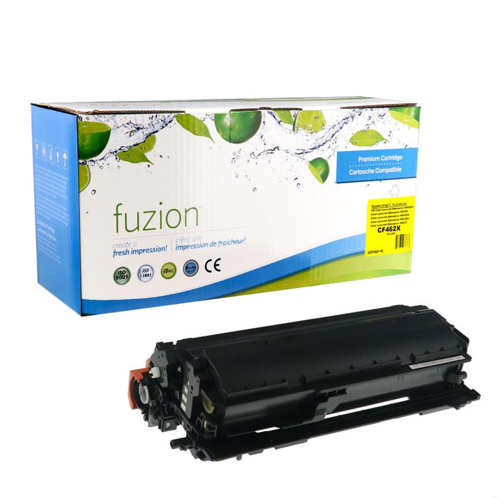 Yellow cartridge included in Fuzion High Yield 656X CMYK Toner Set for Colour LaserJet Enterprise M652dn (4-Pack)