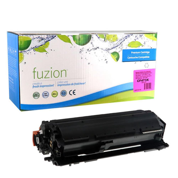 Magenta cartridge included in Fuzion High Yield 657X CMYK Toner Set for Colour LaserJet Enterprise Flow MFP M681f (4-Pack)