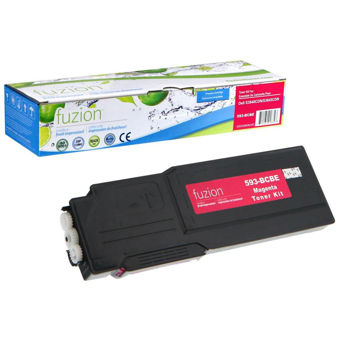 Magenta cartridge included in Fuzion 593-BCB CMYK Toner Set for Dell S3840CDN (4-Pack)