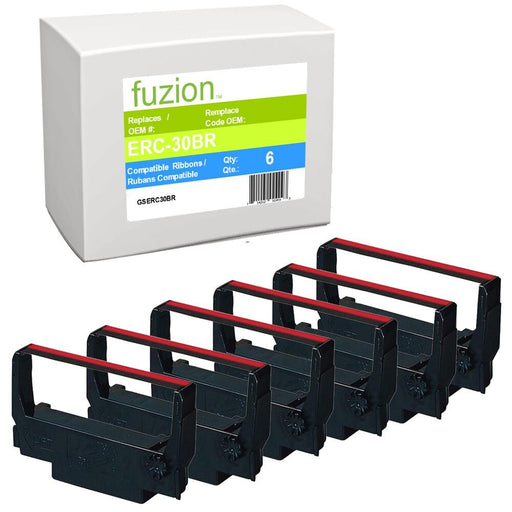 Epson ERC-30/34/38 Ribbon - Black/Red