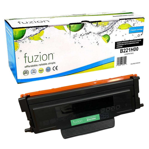 Fuzion Compatible High Yield Toner - Black for Lexmark B221H00
