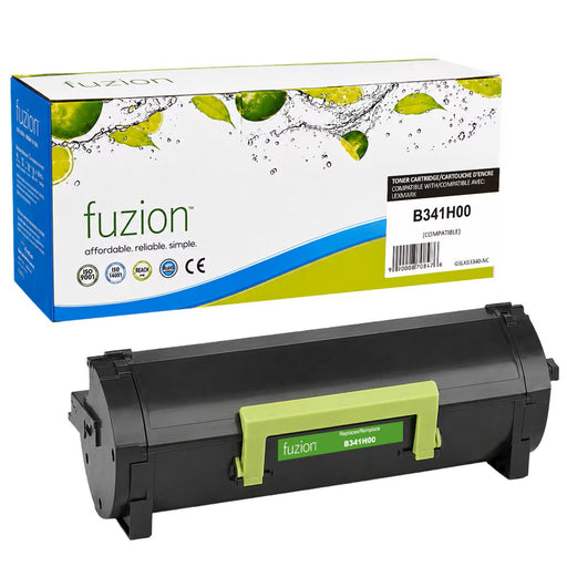 FUZION Compatible Lexmark B341H00 Toner High Yield - Black