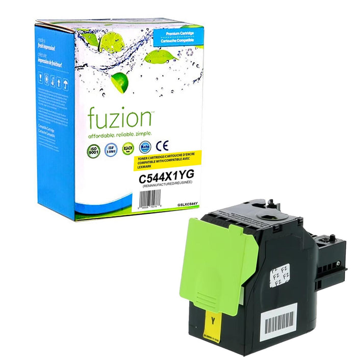 Lexmark C544X1YG Remanufactured Toner High Yield - Yellow