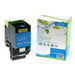 Cyan cartridge included in Fuzion High Yield 70C1HK0 CMYK Toner Set for CS310n (4-Pack)