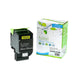 Black cartridge included in Fuzion High Yield 70C1HK0 CMYK Toner Set for CS310n (4-Pack)