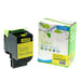 Yellow cartridge included in Fuzion High Yield 70C1HK0 CMYK Toner Set for CS310n (4-Pack)