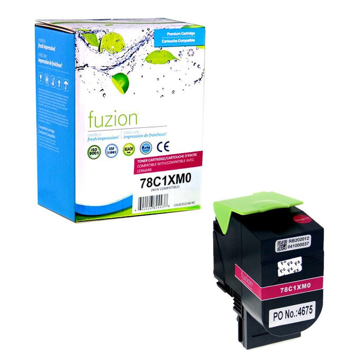 Magenta cartridge included in Fuzion 78C1XK0 CMYK Toner Set for CS421dn (4-Pack)