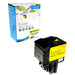 Yellow cartridge included in Fuzion High Yield 80C1HK0 CMYK Toner Set for CX410de (4-Pack)