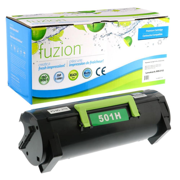 Lexmark 50F1H00 Remanufactured Toner High Yield - Black
