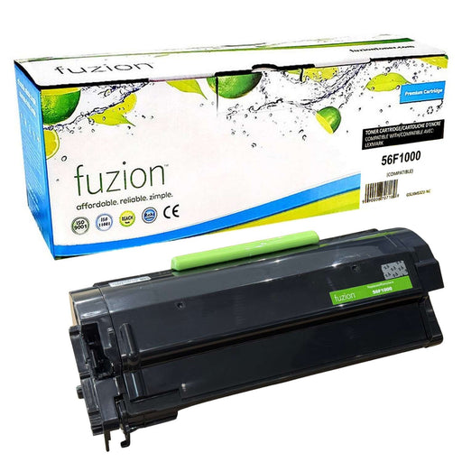 Fuzion Compatible Standard Yield Toner - Black for Lexmark 56F1000