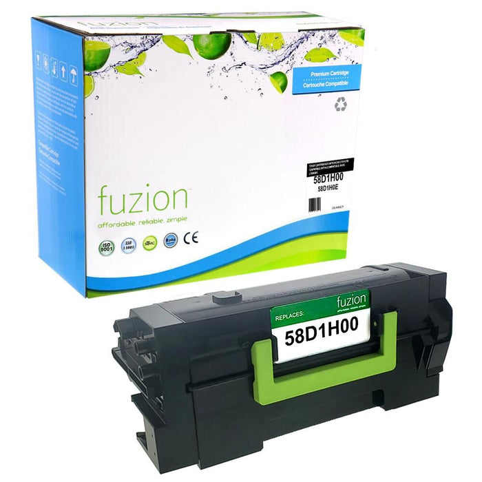 Lexmark 58D1H00 Remanufactured High Yield Toner - Black