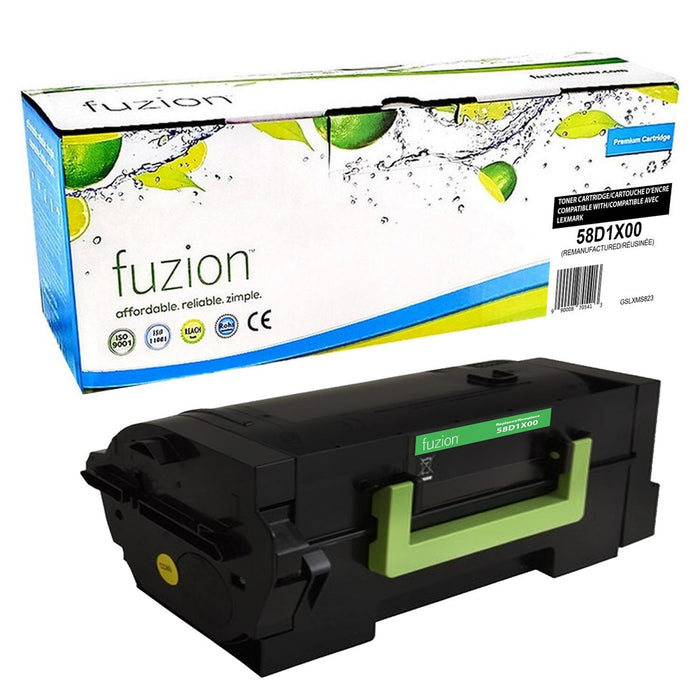 Lexmark 58D1X00 Remanufactured Extra High Yield Toner - Black