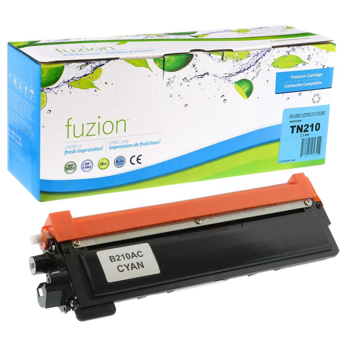 Cyan cartridge included in Fuzion TN210 CMYK Toner Set for HL-3040CN (4-Pack)