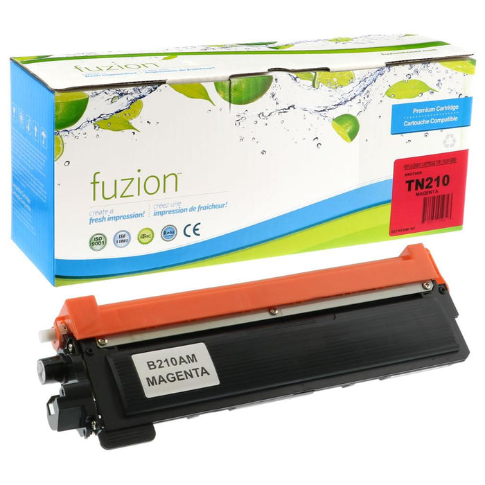 Magenta cartridge included in Fuzion TN210 CMYK Toner Set for HL-3040CN (4-Pack)