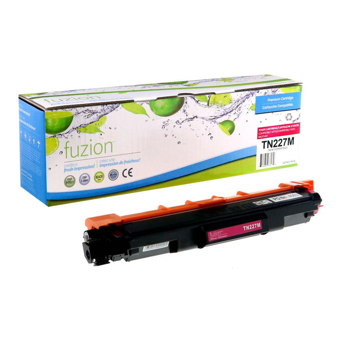 Magenta cartridge included in Fuzion High Yield TN227 CMYK Toner Set for HL-L3210CW (4-Pack)