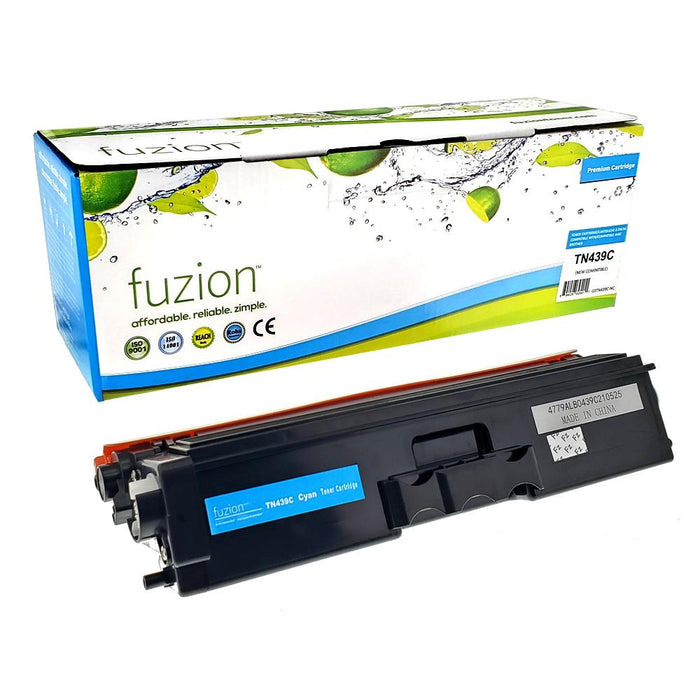 Cyan cartridge included in Fuzion High Yield TN439 CMYK Toner Set for HL-L9310CDW (4-Pack)