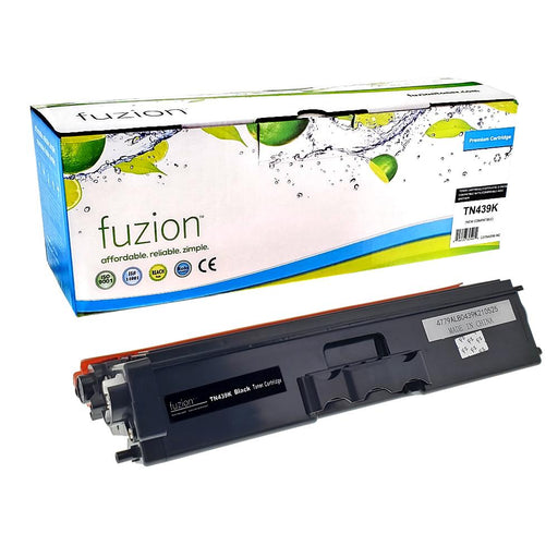 Black cartridge included in Fuzion High Yield TN439 CMYK Toner Set for HL-L9310CDW (4-Pack)