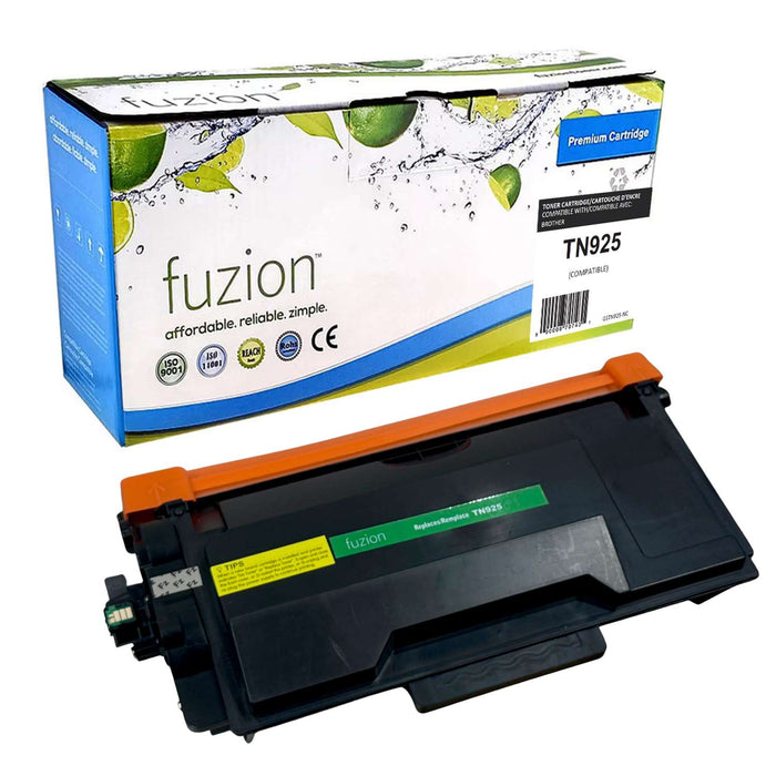 Fuzion Compatible Toner Max Yield - Black for Brother TN925