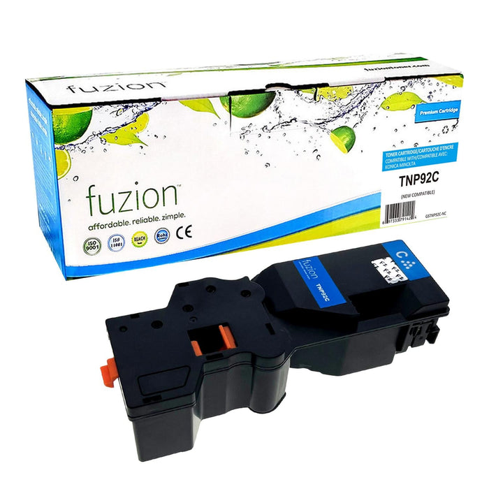 Cyan cartridge included in Fuzion CMYK Toner Set for bizhub C3120i (4-Pack)