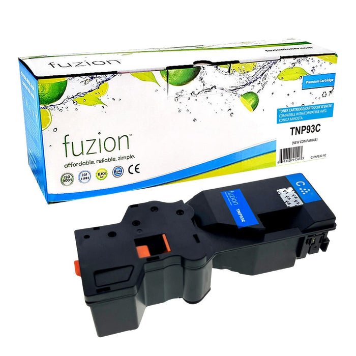 Cyan cartridge included in Fuzion CMYK Toner Set for bizhub C3100i (4-Pack)